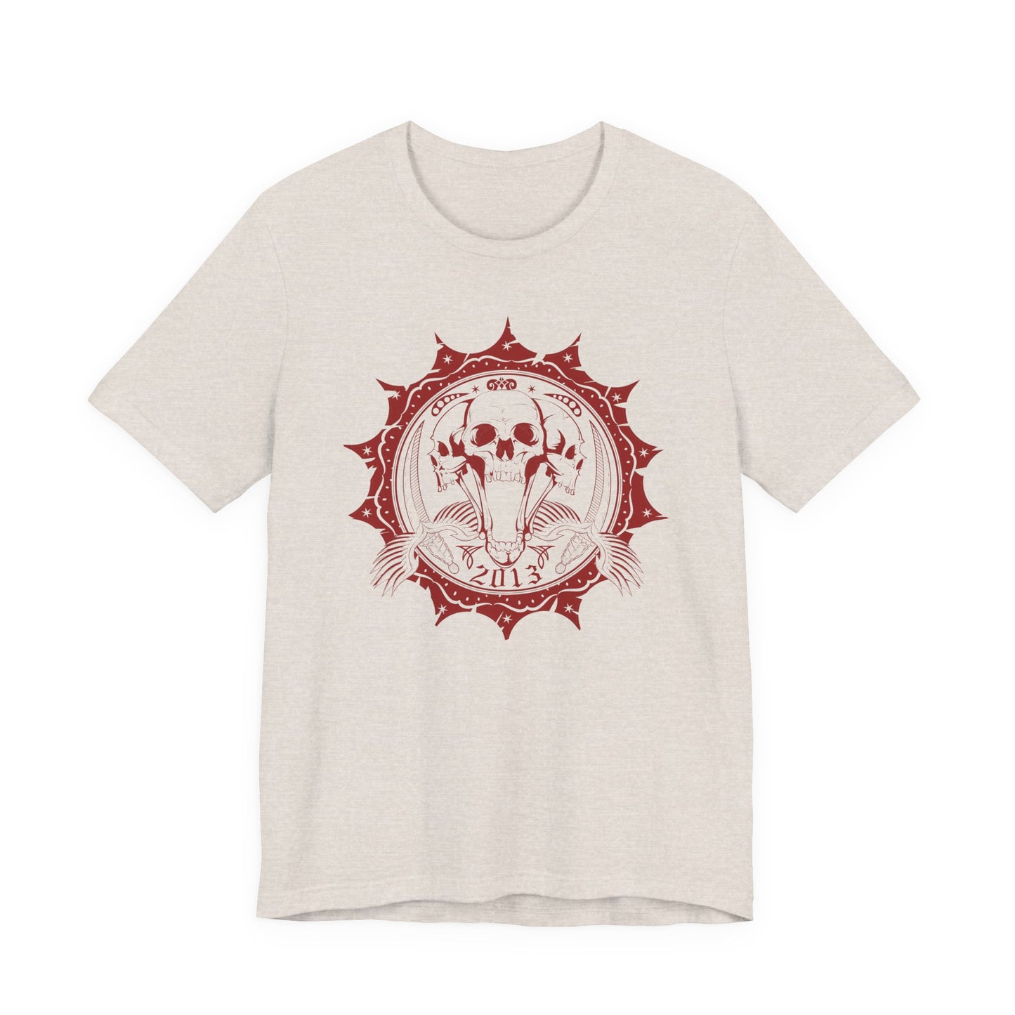 Skull Elephant Mandala Tee Boho Skull Graphic Shirt Art-51