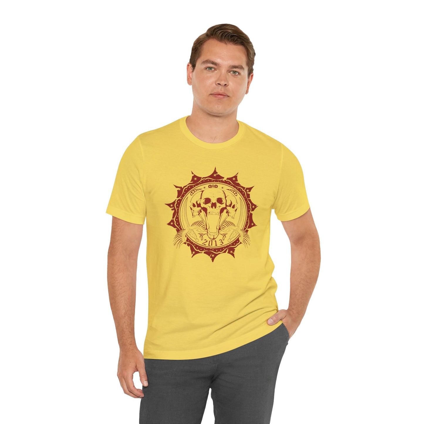 Skull Elephant Mandala Tee Boho Skull Graphic Shirt Art-51
