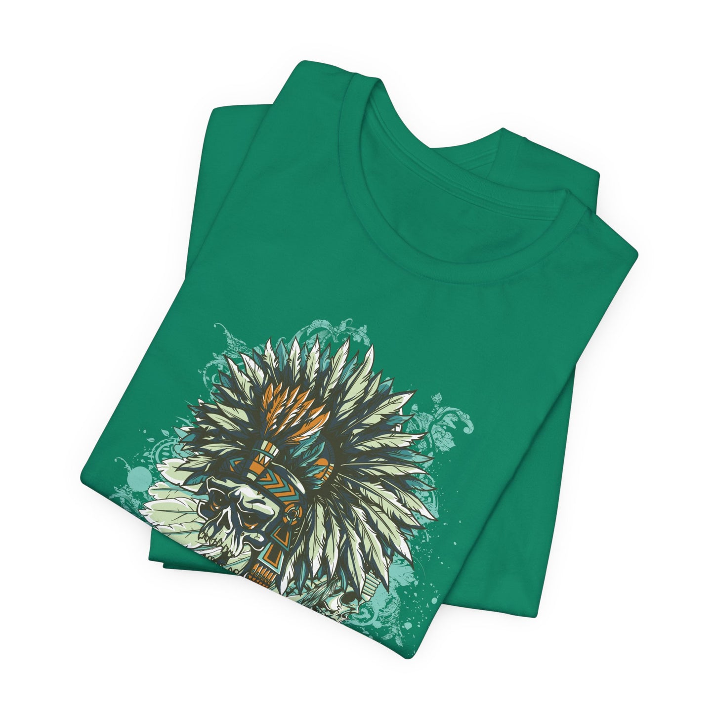 Skull Graphic Design Unisex Cotton Tee Shirt Art-14