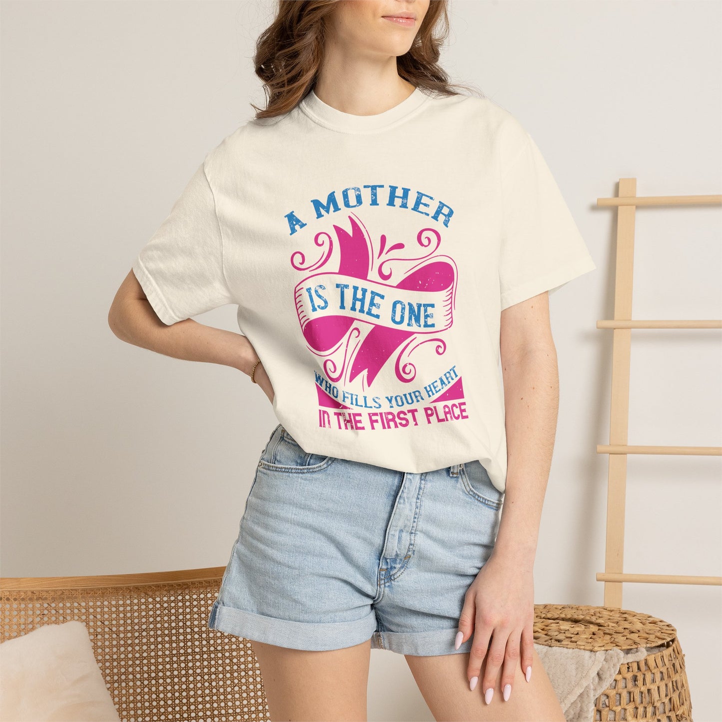 Mom T-shirt Mother Day Mama Tee Unisex Comfort Colors Garment-Dyed Cotton h54