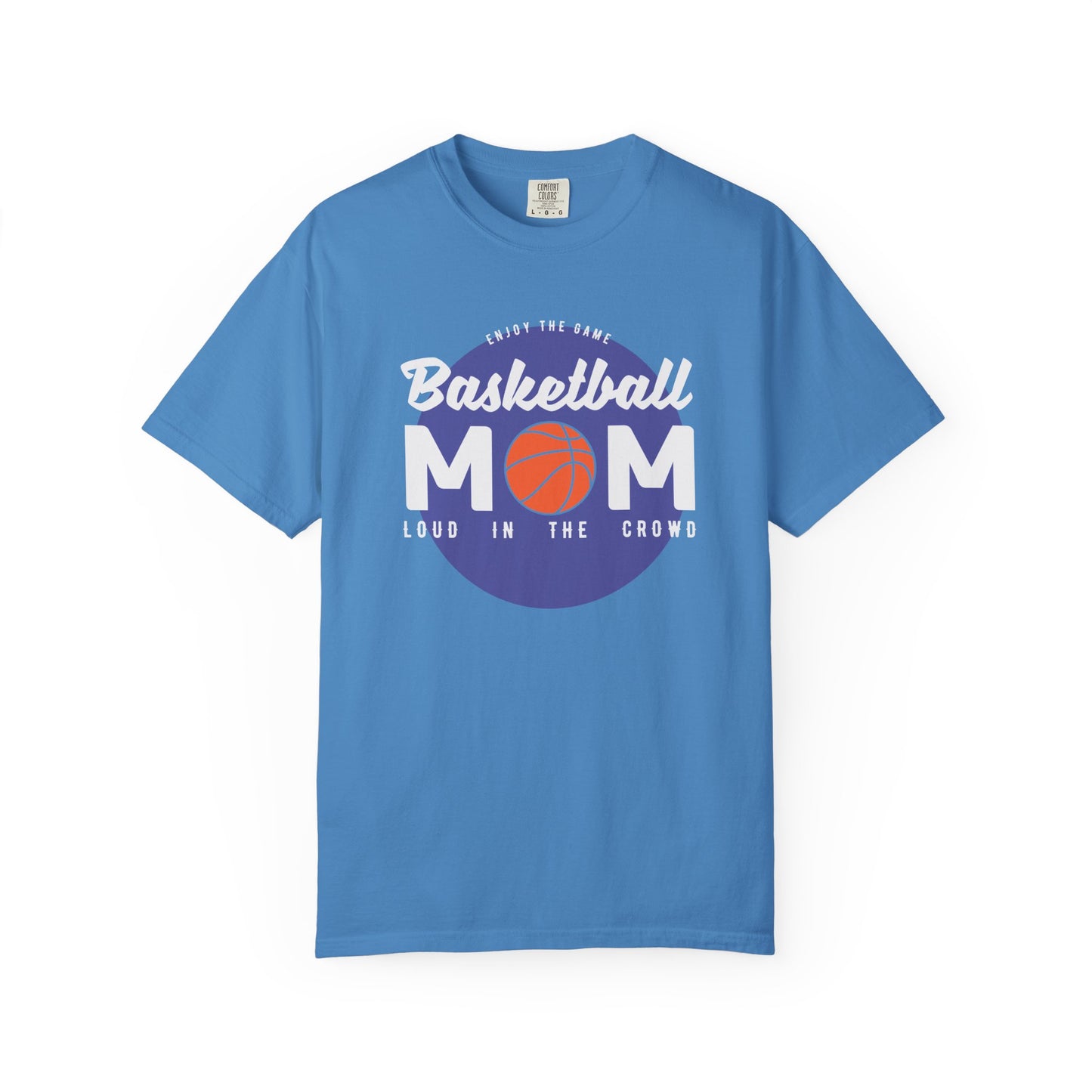 Basketball Mom T-shirt Mother's Day Mama Tee Unisex Comfort Colors Garment-Dyed Cotton h31
