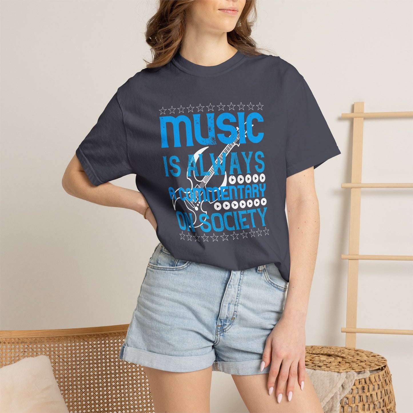 Music Graphic Design Unisex Cotton T-shirt m26