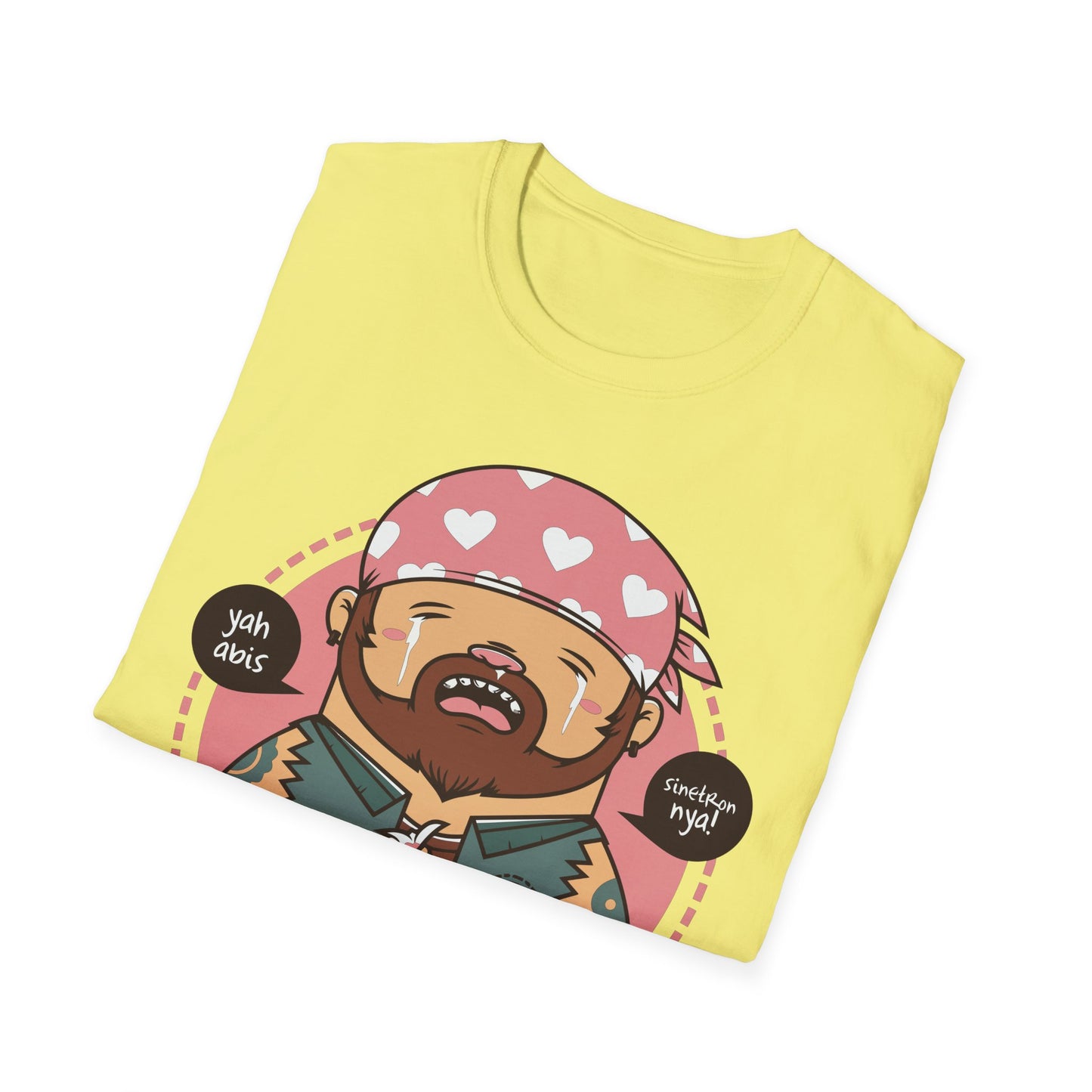 Cartoon Animation T Shirt Unisex Softstyle 100 Percent Ring Spun Cotton Comfort Tee