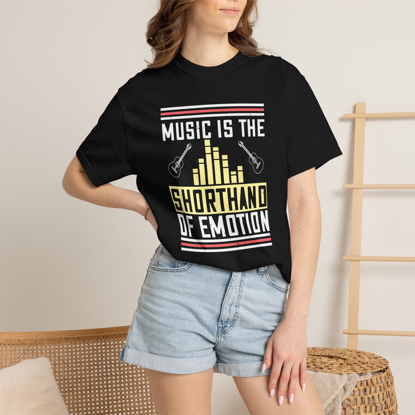 Music Graphic Design Unisex Cotton T-shirt m34