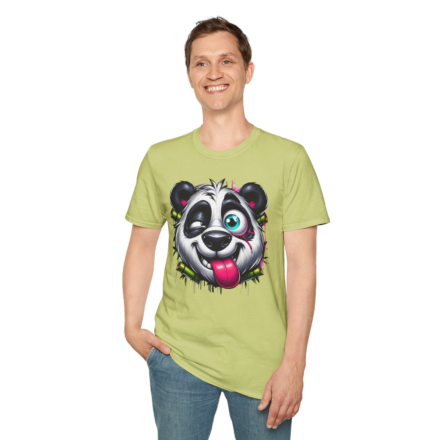 Animals Tees, Funny Animals Shirt, T Shirts with Funny Animals, T-Shirt with Panda, Panda Tees