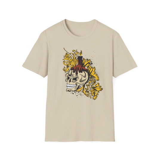 Skull T Shirt, Skull Design Shirt, Skull Art Tee Shirt, T-shirt with Skull 1