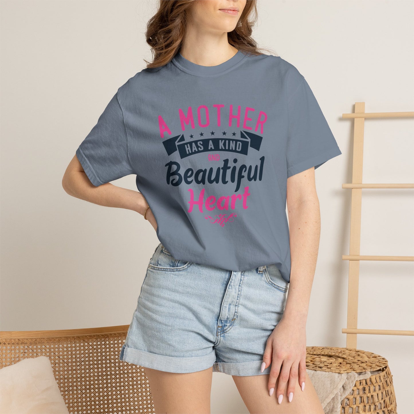 Mom T-shirt Mother Day Mama Tee Unisex Comfort Colors Garment-Dyed Cotton h49