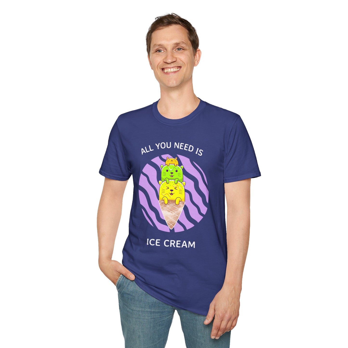 Food Tees, Funny Food T Shirts, Funny T Shirts, Shirt with Food, Junk Food Tees, Shirt with Ice Cream, Ice Cream T-Shirt