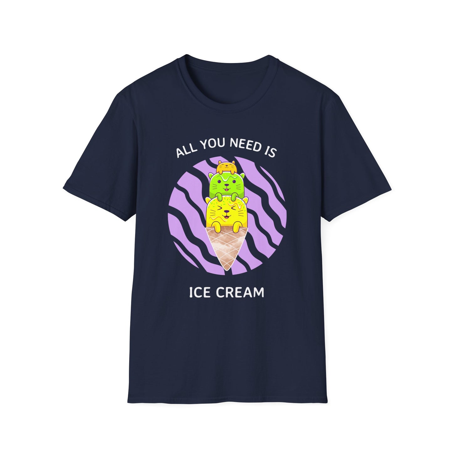 Food Tees, Funny Food T Shirts, Funny T Shirts, Shirt with Food, Junk Food Tees, Shirt with Ice Cream, Ice Cream T-Shirt