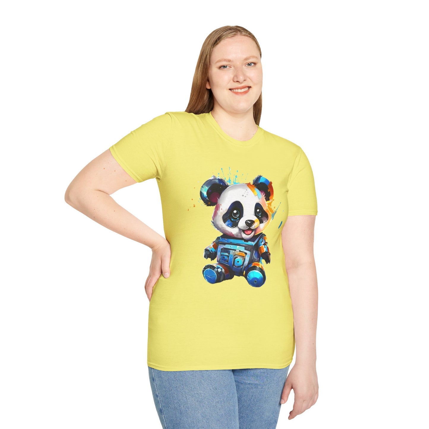 Animals Tees, Funny Animals Shirt, T Shirts with Funny Animals, T-Shirt with Panda, Panda Tees