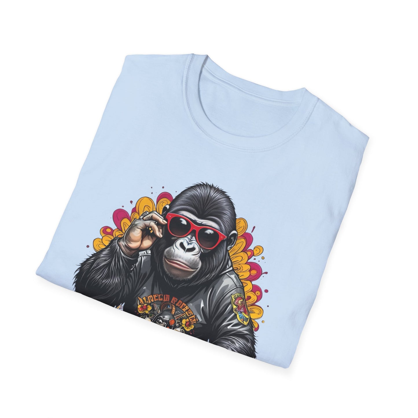 Animals Tees, Funny Animals Shirt, T Shirts with Funny Animals, T-Shirt with Gorilla, Monkey Tees