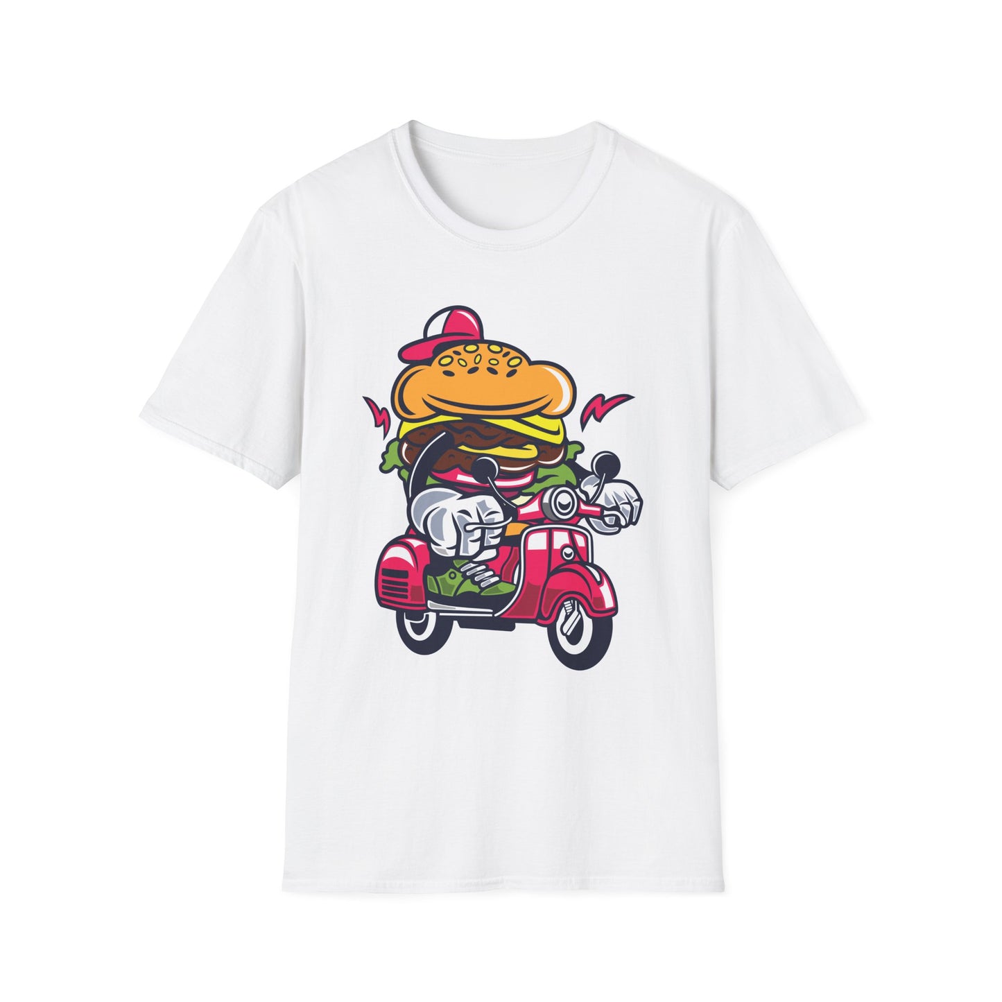 Cartoon T Shirt Animation Tee Funny Unisex Softstyle Gildan 64000 100 Percent Ring Spun Cotton