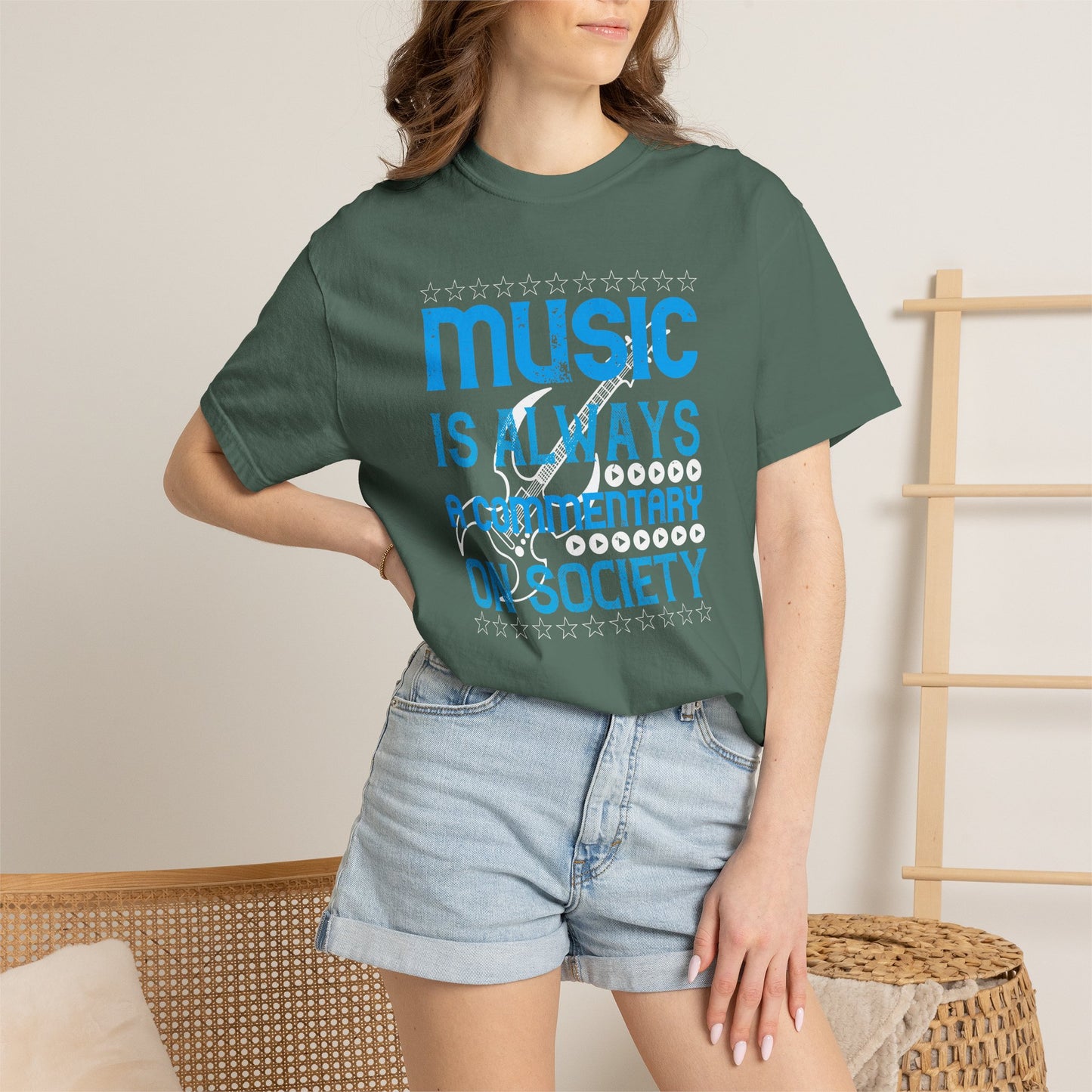 Music Graphic Design Unisex Cotton T-shirt m26