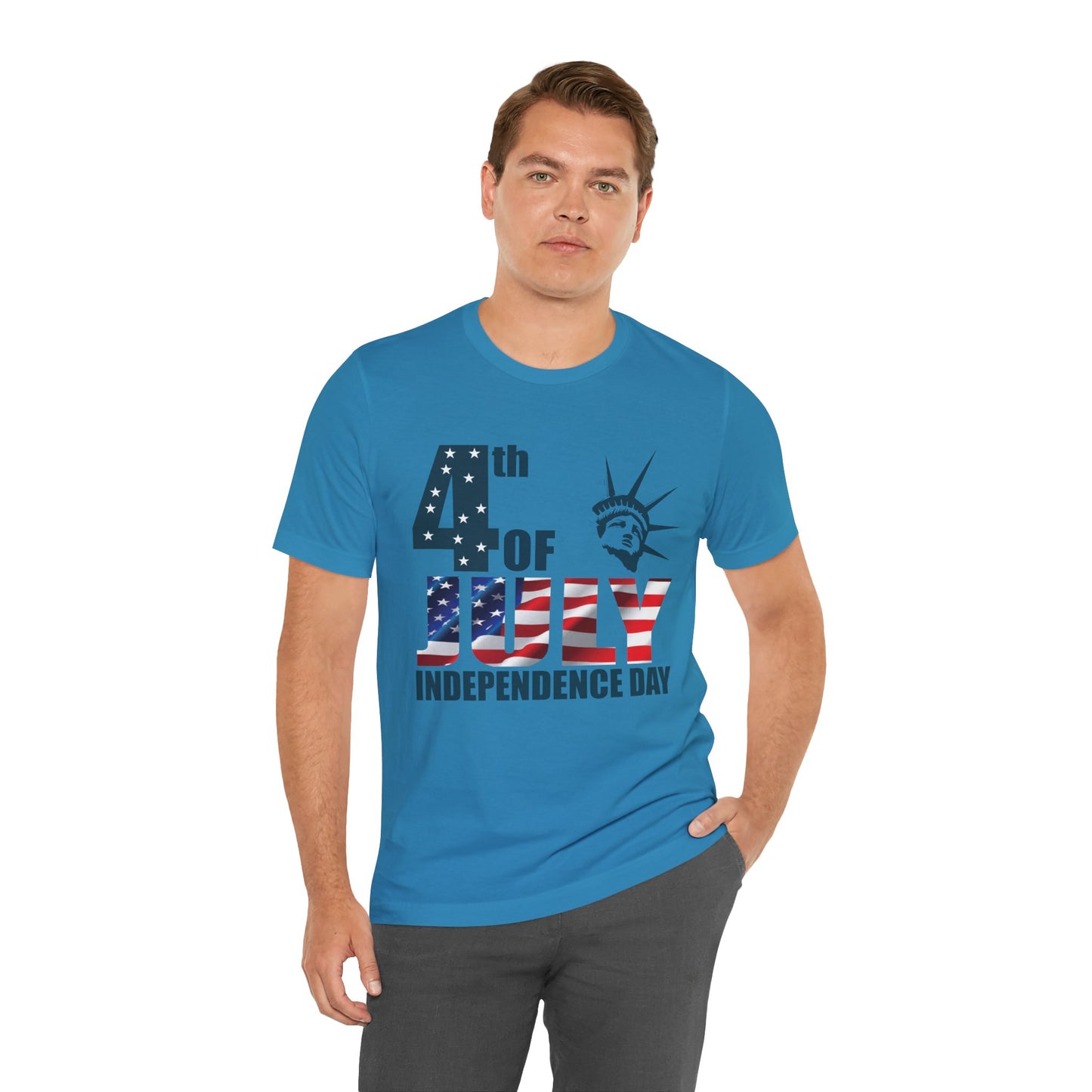 Independence Day Graphic Unisex Cotton T-Shirt 026