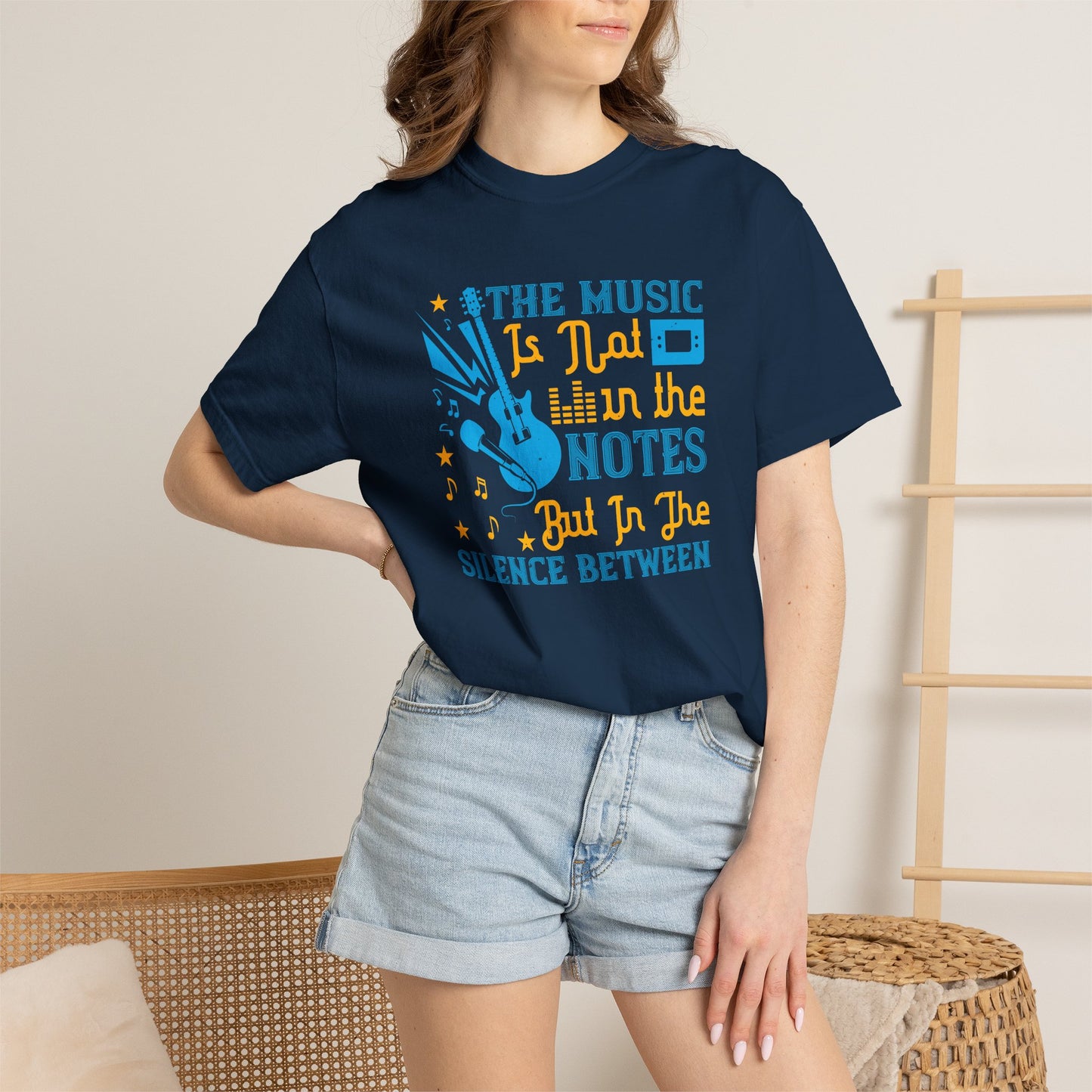 Music Graphic Design Unisex Cotton T-shirt  m44