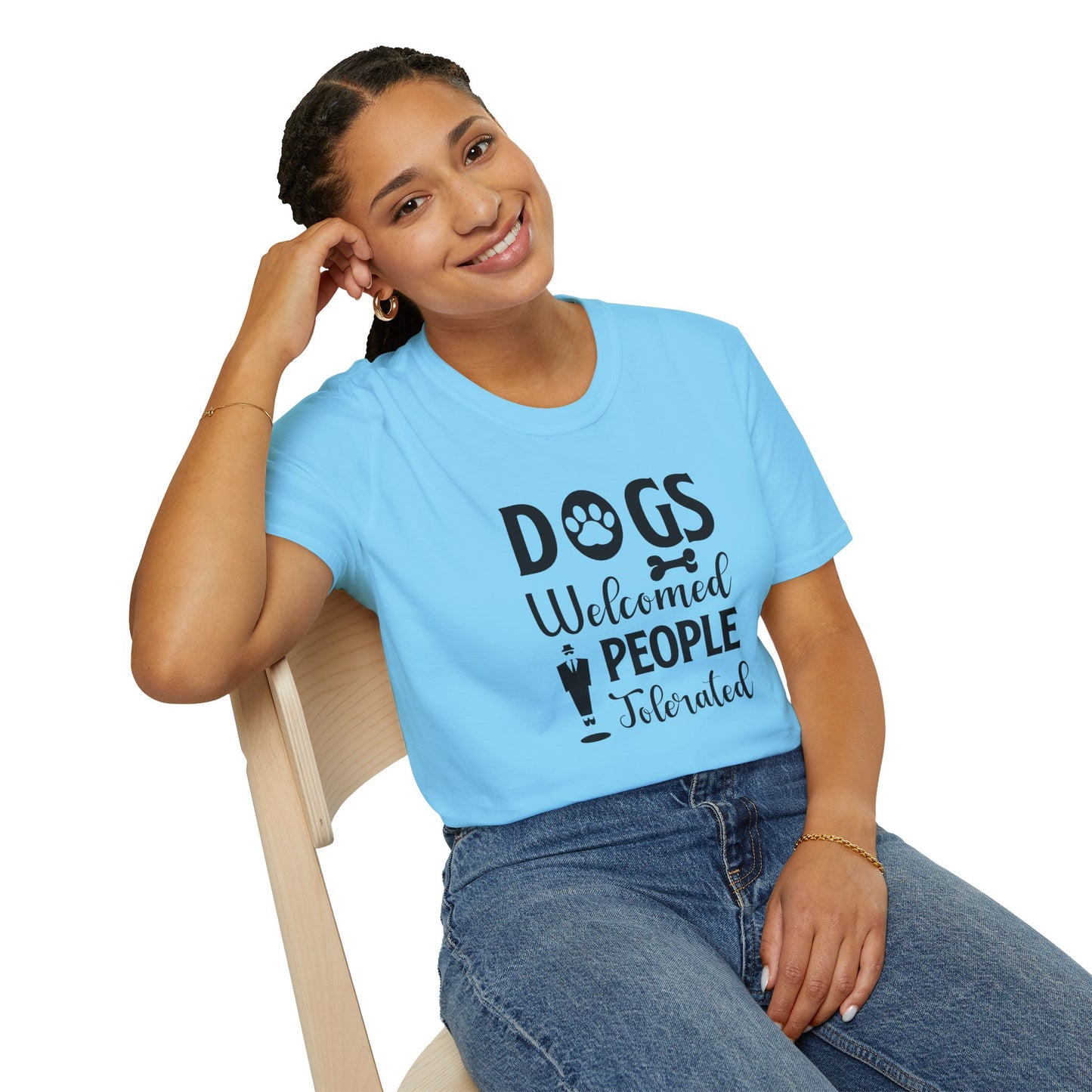 Dog Slogan T Shirts With Funny Quotes Unisex Tee Shirt Gildan Softstyle 64000 100 Percent Cotton