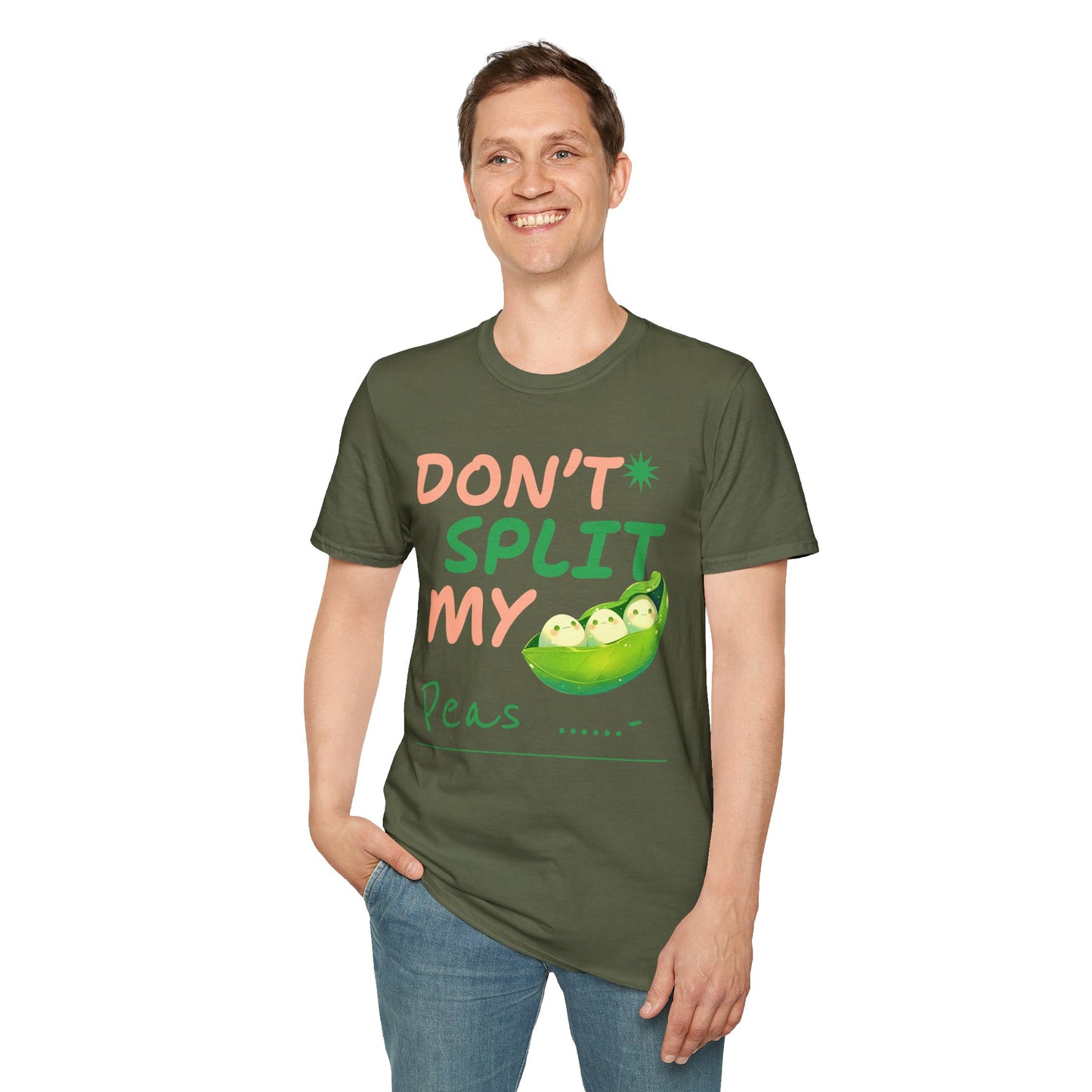 Food Tees, Funny Food T Shirts, Funny T Shirts, Shirt with Vegetables, Shirt with Peas
