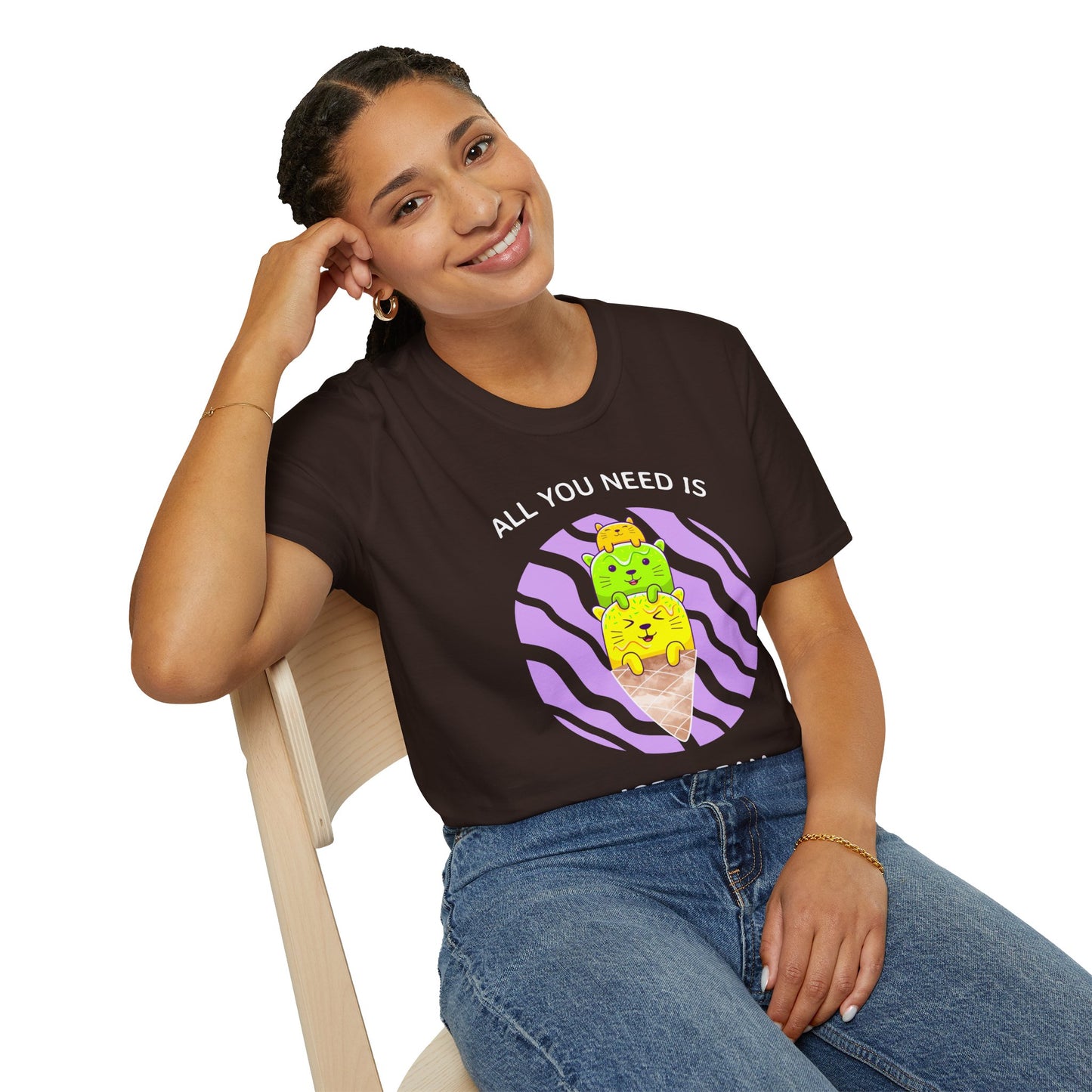 Food Tees, Funny Food T Shirts, Funny T Shirts, Shirt with Food, Junk Food Tees, Shirt with Ice Cream, Ice Cream T-Shirt