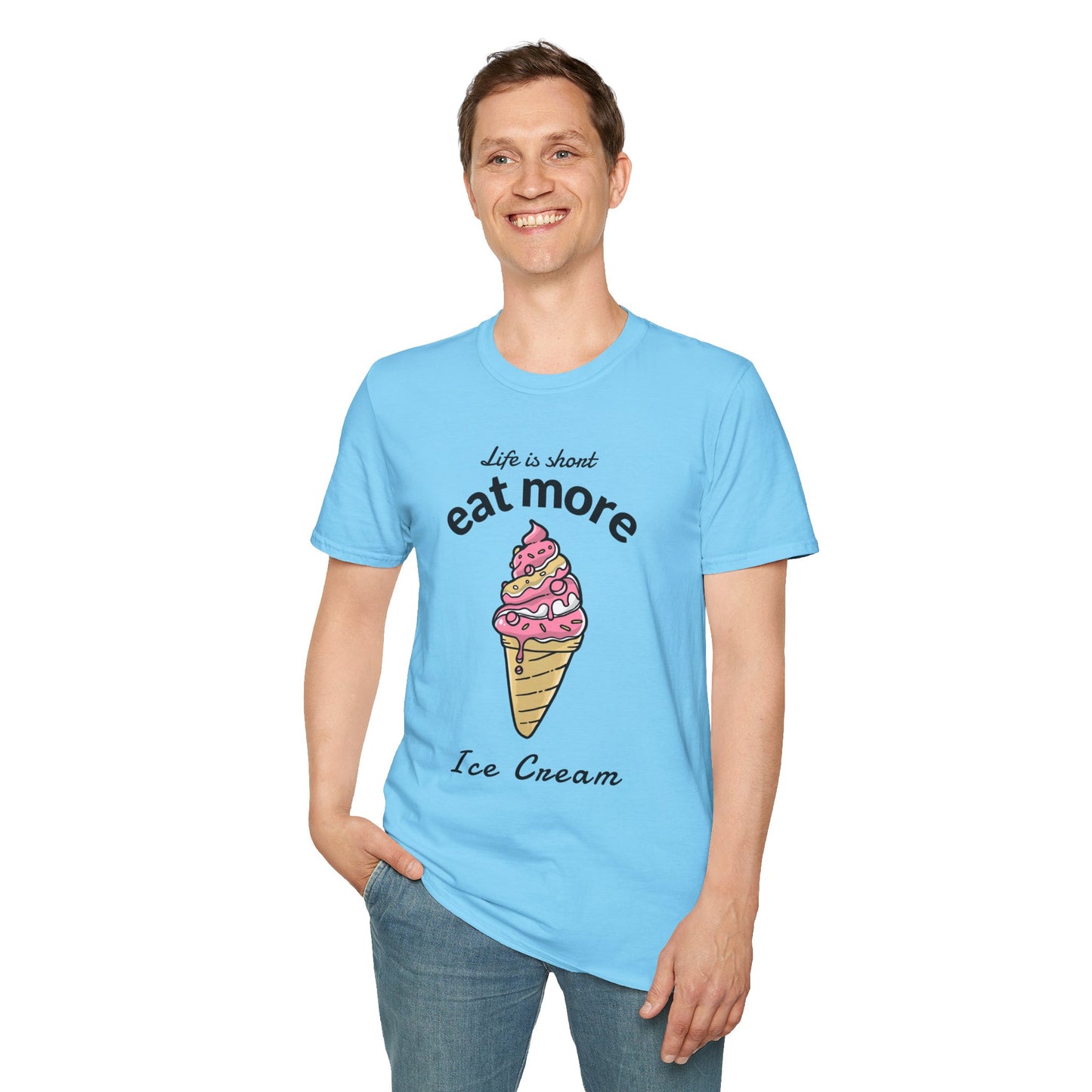 Food Tees, Funny Food T Shirts, Funny T Shirts, Shirt with Food, Junk Food Tees, Shirt with Ice Cream, Ice Cream T-Shirt