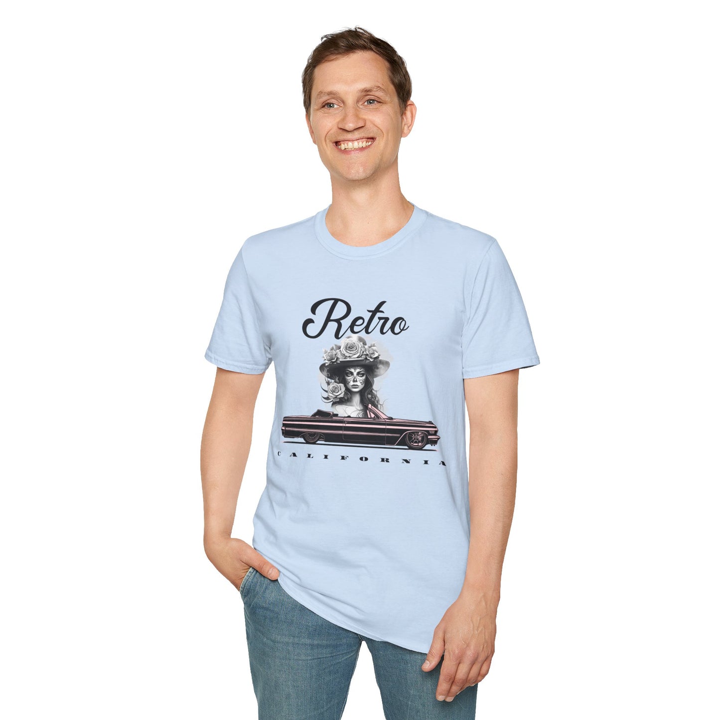 Retro T Shirt, Retro Design Shirt, Retro Art Tee Shirt, T-shirt with Retro Style
