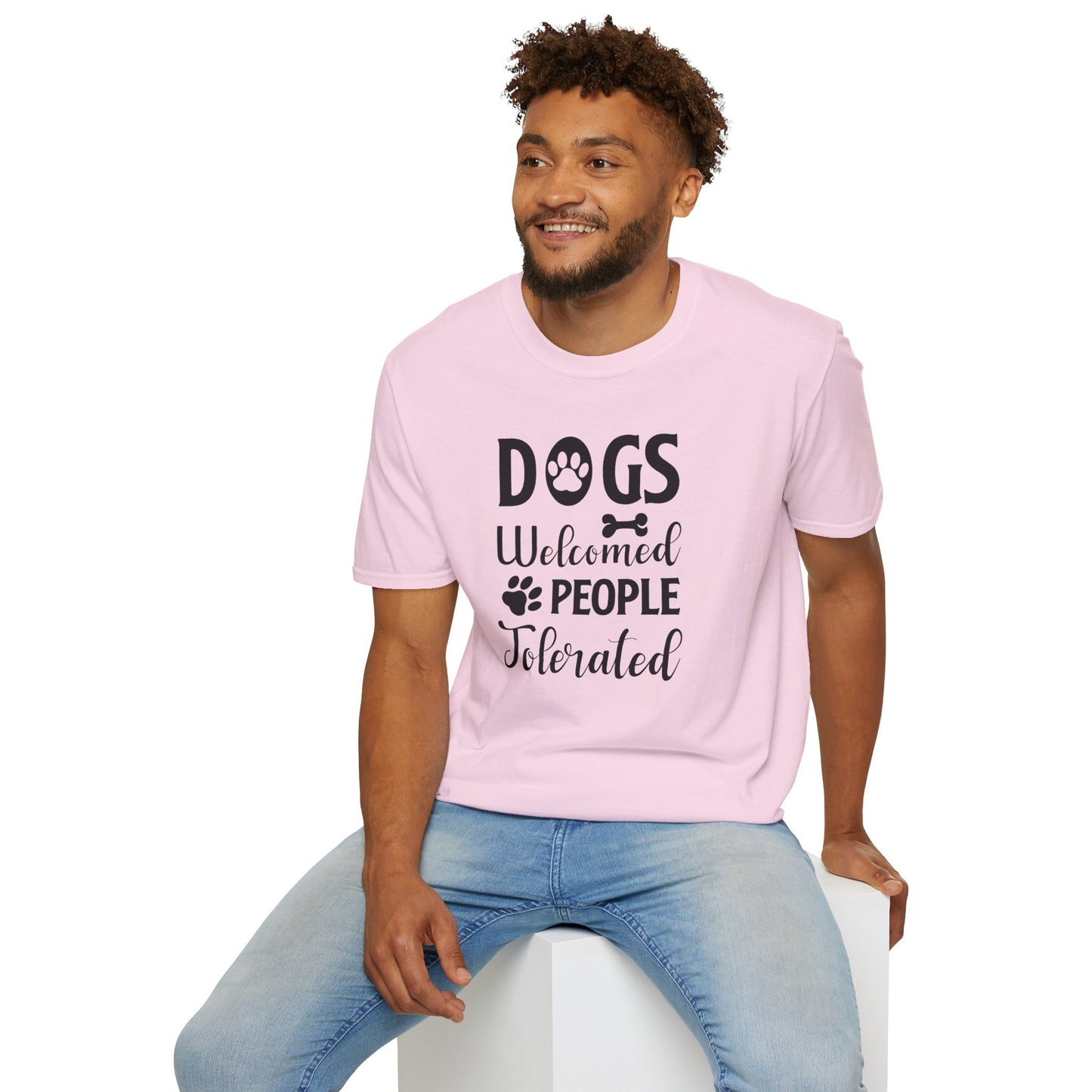 Dog Slogan T Shirts With Funny Words Tee Shirt Featuring Funny Quotes Unisex Gildan Softstyle 64000 Ringspun Cotton