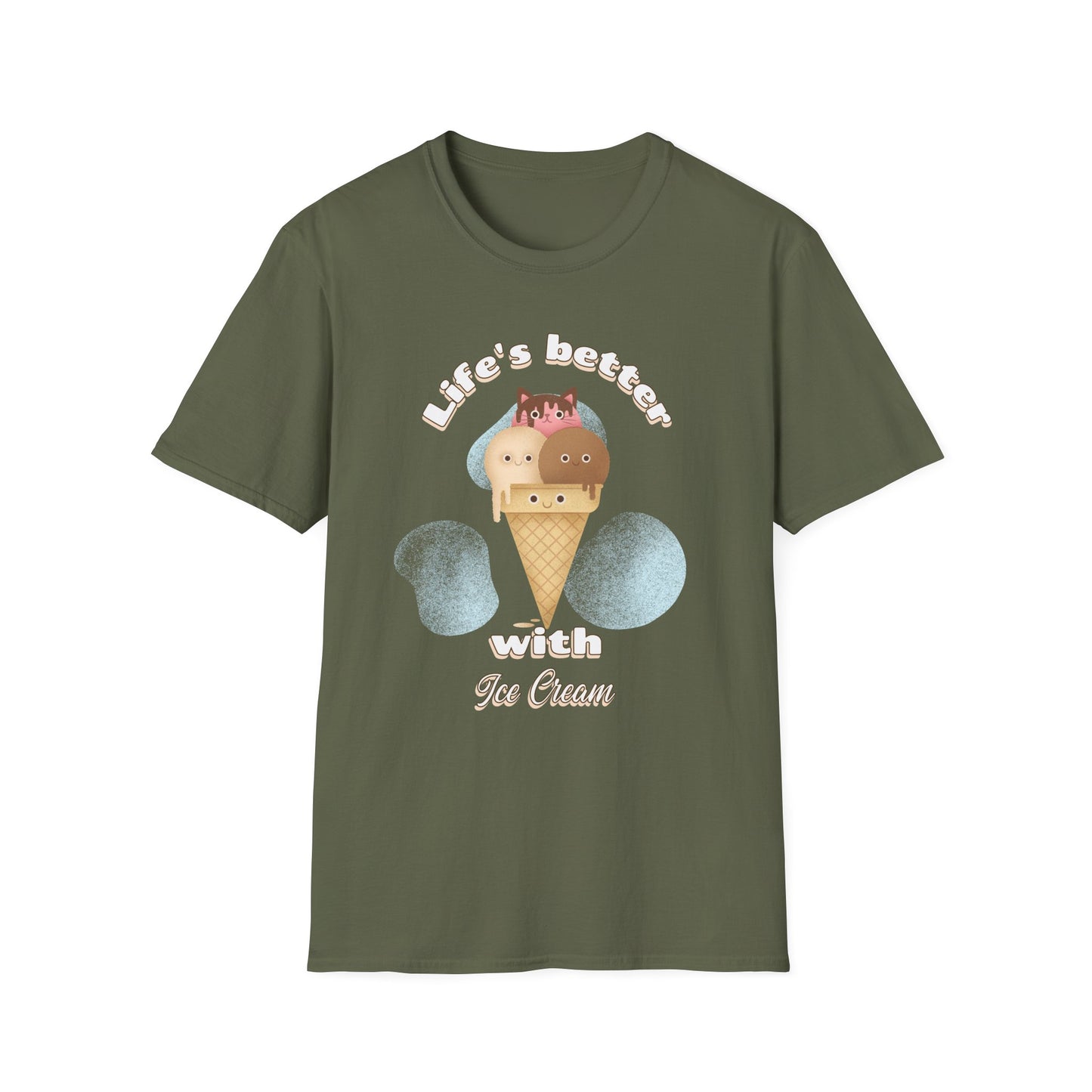 Food Tees, Funny Food T Shirts, Funny T Shirts, Shirt with Food, Junk Food Tees, Shirt with Ice Cream, Ice Cream T-Shirt