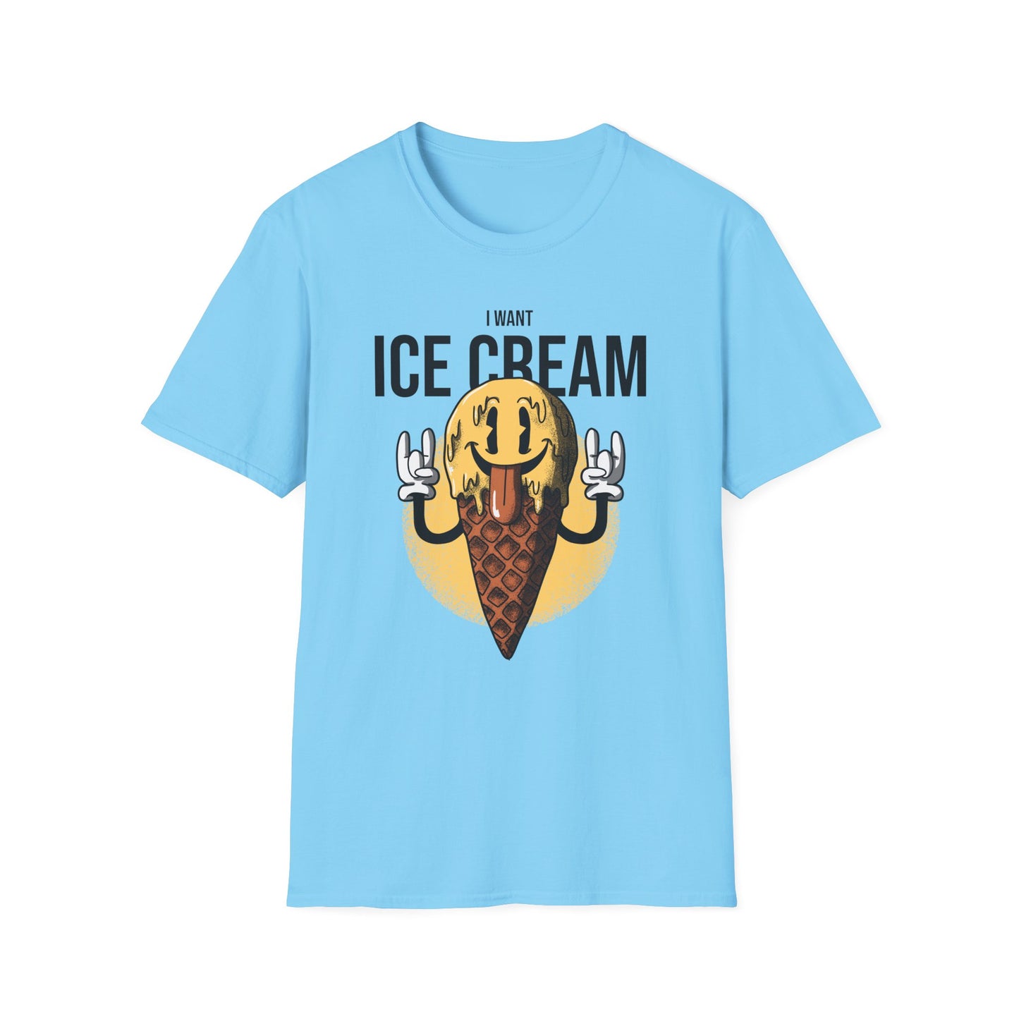 Food Tees, Funny Food T Shirts, Funny T Shirts, Shirt with Food, Junk Food Tees, Shirt with Ice Cream, Ice Cream T-Shirt