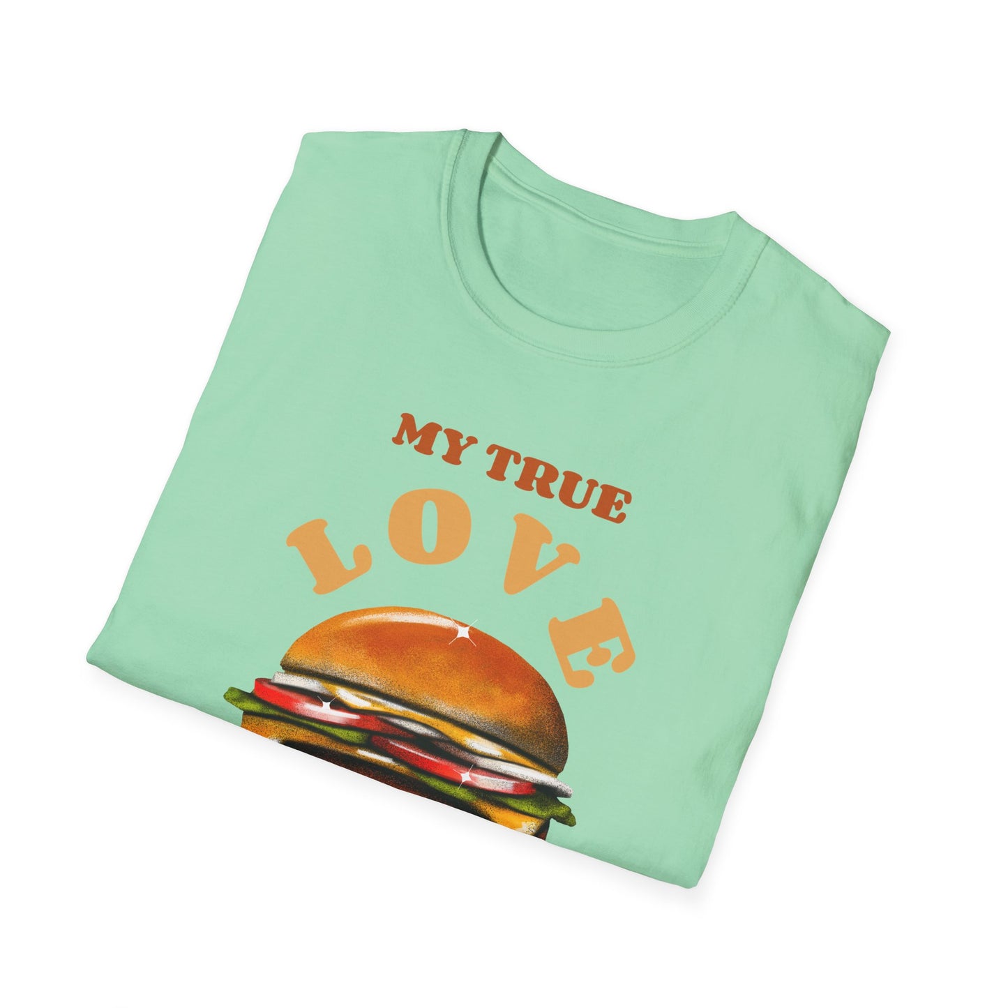 Food Tees, Funny Food T Shirts, Funny T Shirts, Shirt with Food, Junk Food Tees, Shirt with Burger, Burger T-Shirt