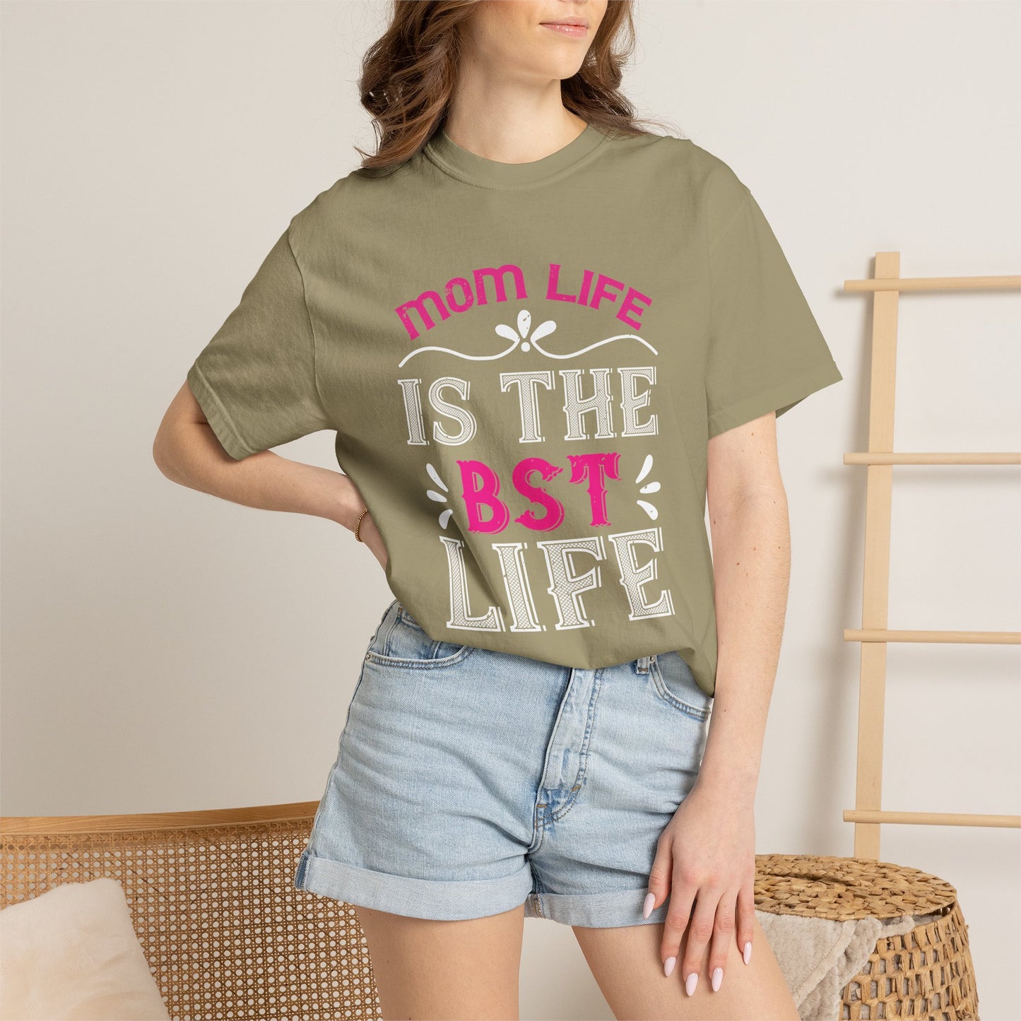 Mom T-shirt Mother Day Mama Tee Unisex Comfort Colors Garment-Dyed Cotton h79