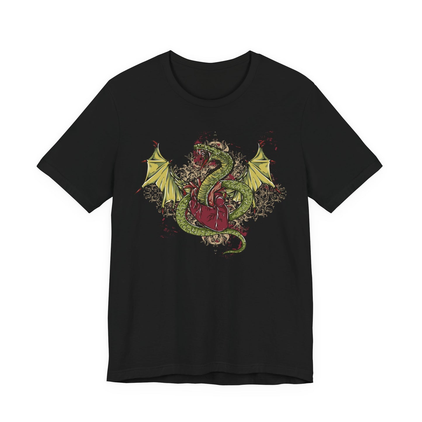Dragon Illustration Graphic Unisex Cotton T-Shirt r29
