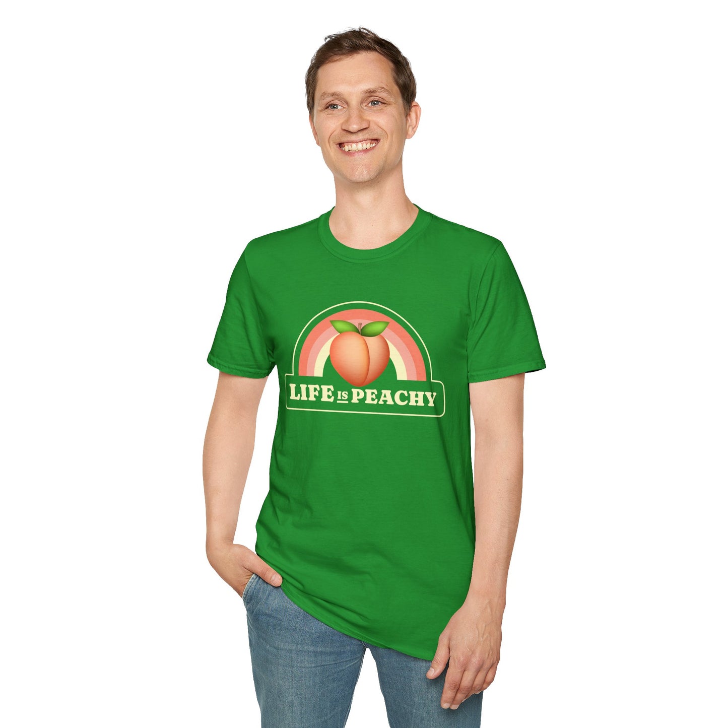 Food Tees, Funny Food T Shirts, Funny T Shirts, Shirt with Fruits, Shirt with Peach