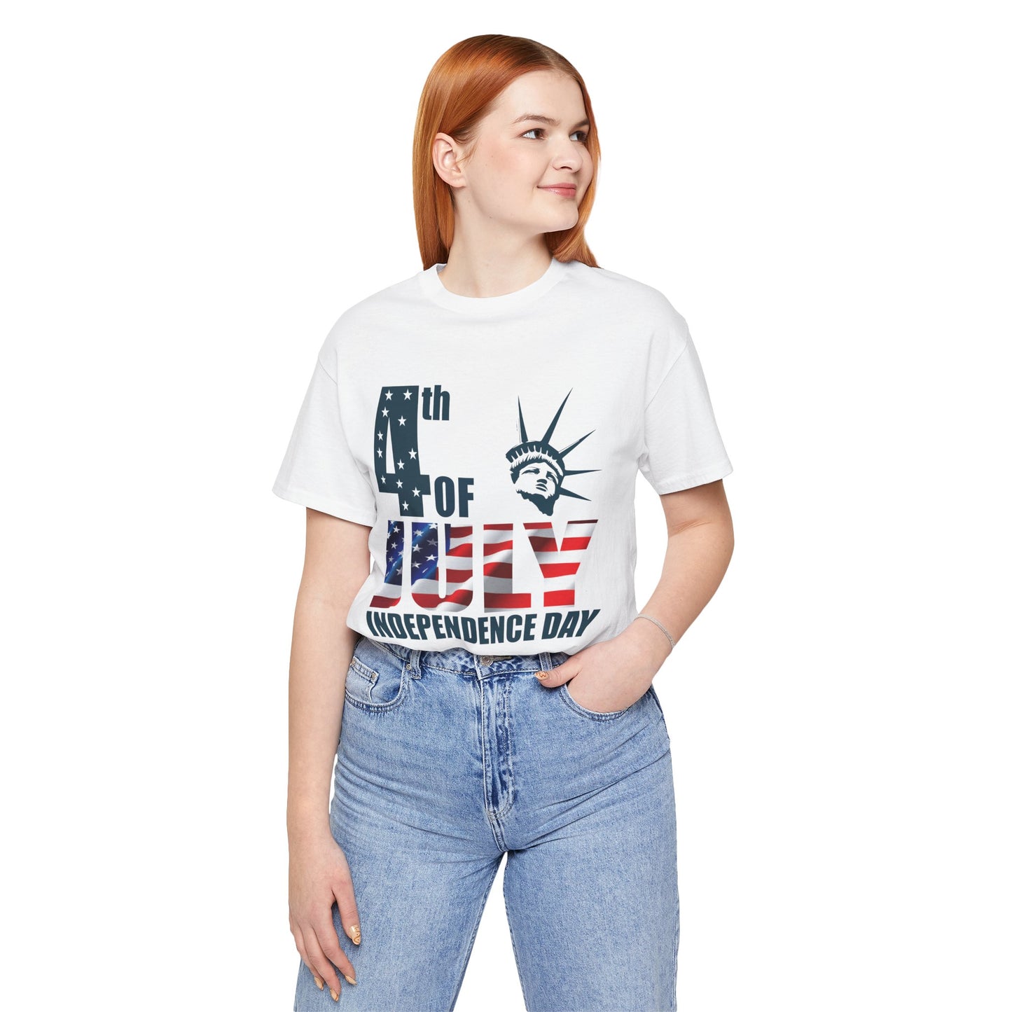 Independence Day Graphic Unisex Cotton T-Shirt 026
