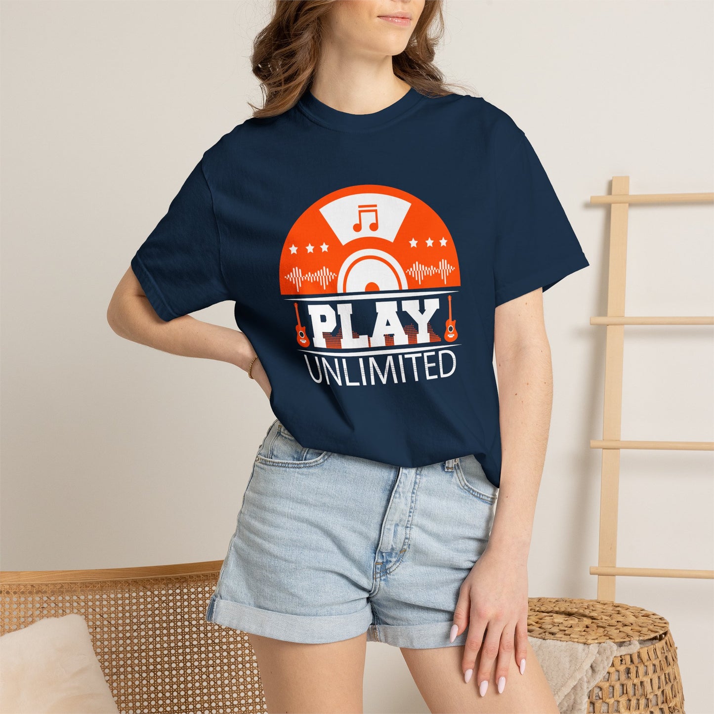 Music Graphic Design Unisex Cotton T-shirt 079