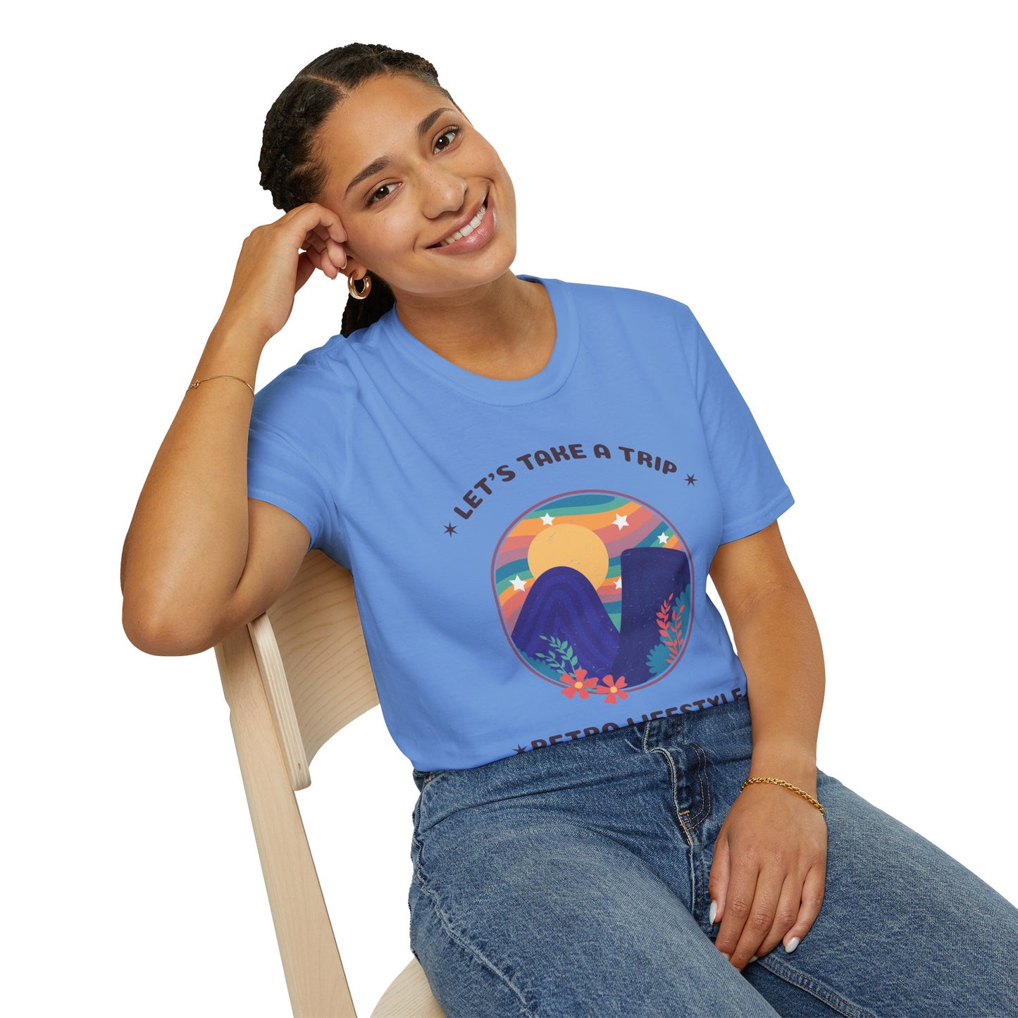 Retro T Shirt, Retro Design Shirt, Retro Art Tee Shirt, T-shirt with Retro Style