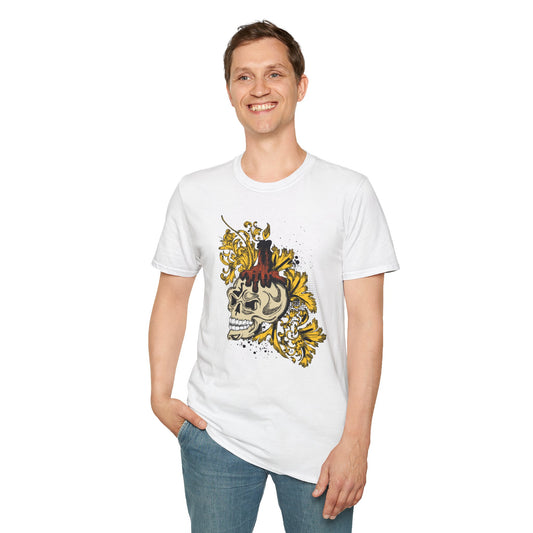 Skull T Shirt, Skull Design Shirt, Skull Art Tee Shirt, T-shirt with Skull 1