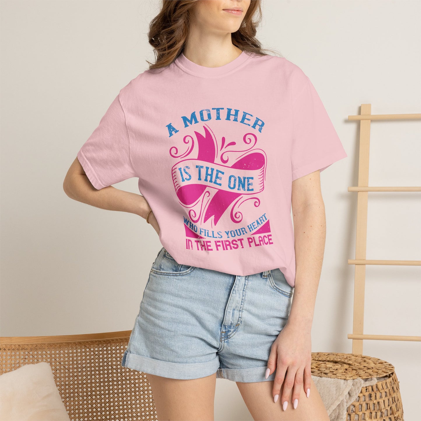 Mom T-shirt Mother Day Mama Tee Unisex Comfort Colors Garment-Dyed Cotton h54