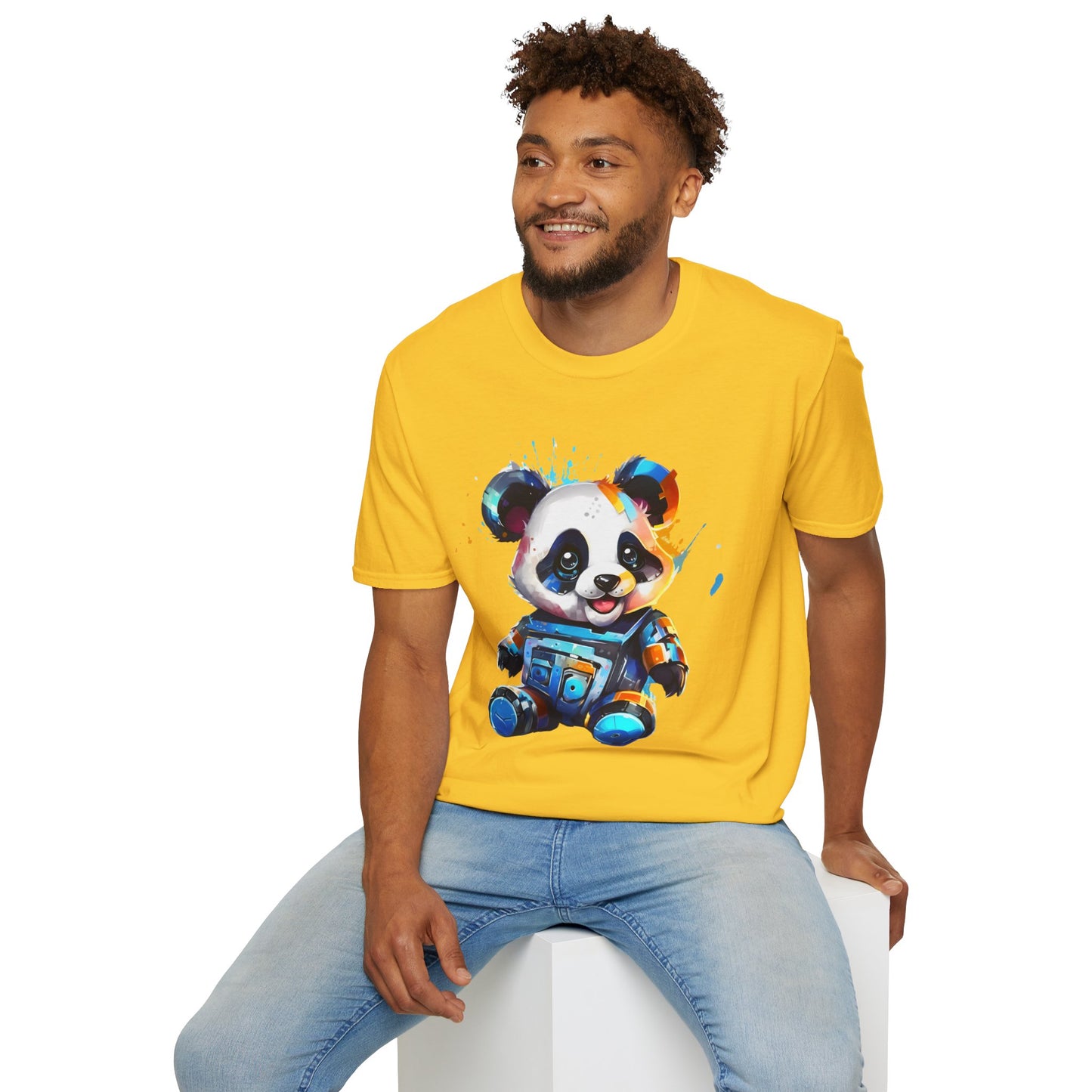 Animals Tees, Funny Animals Shirt, T Shirts with Funny Animals, T-Shirt with Panda, Panda Tees