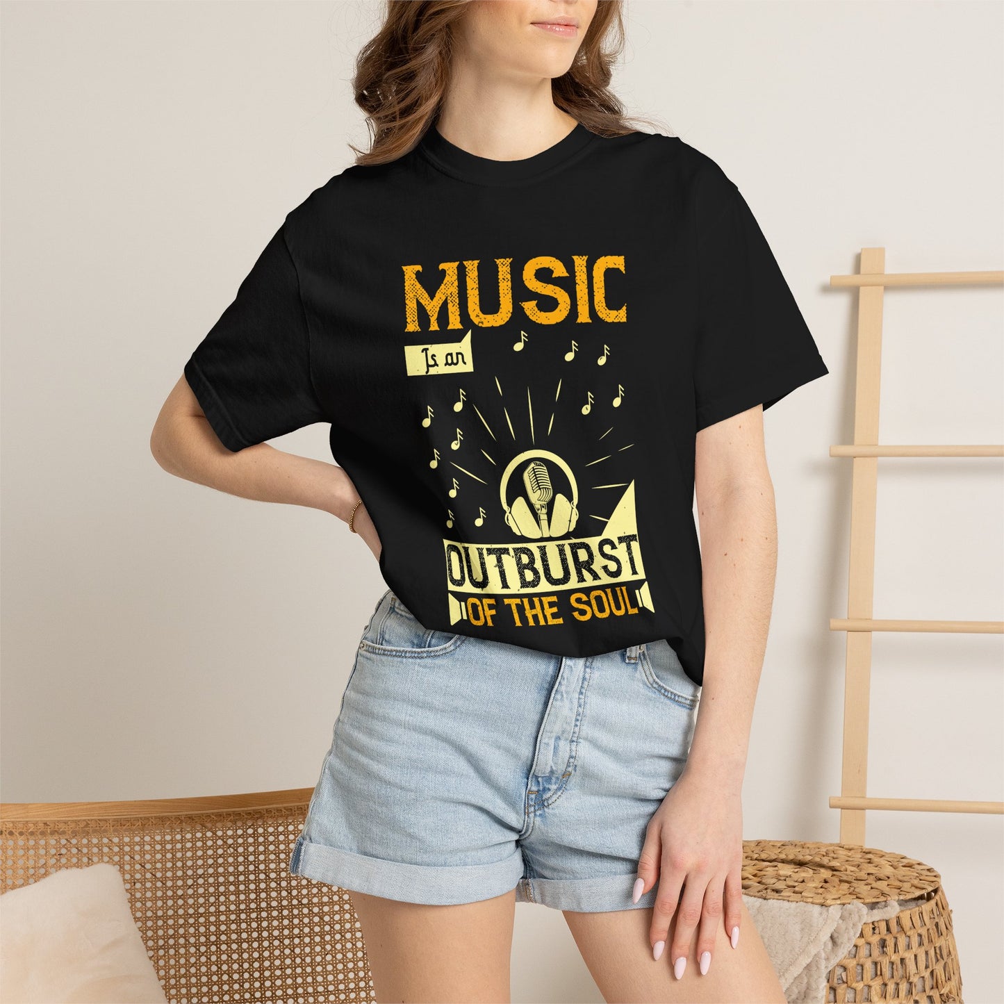 Music Graphic Design Unisex Cotton T-shirt m27