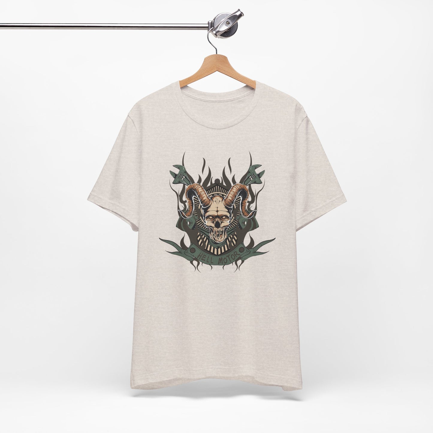 Gothic Skull Graphic Design Unisex Cotton Tee Art-49