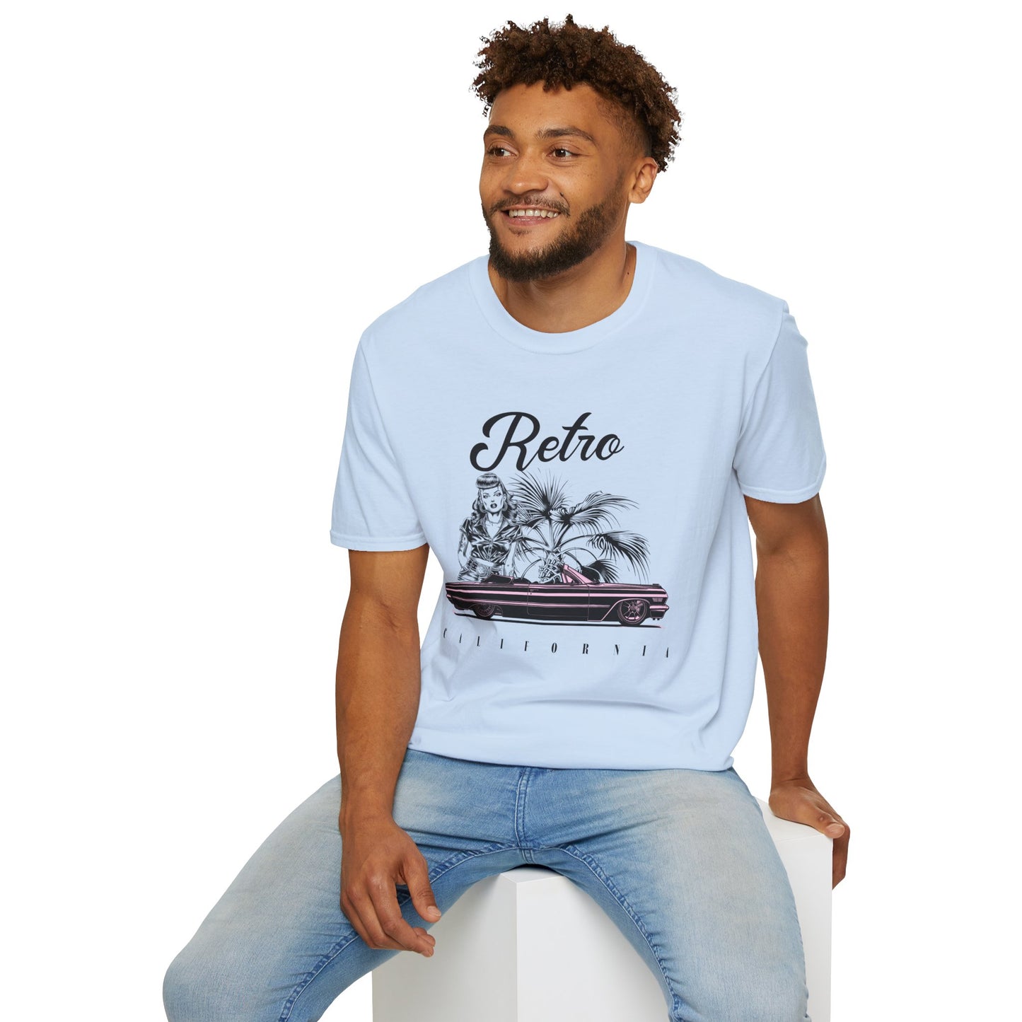 Retro T Shirt, Retro Design Shirt, Retro Art Tee Shirt, T-shirt with Retro Style
