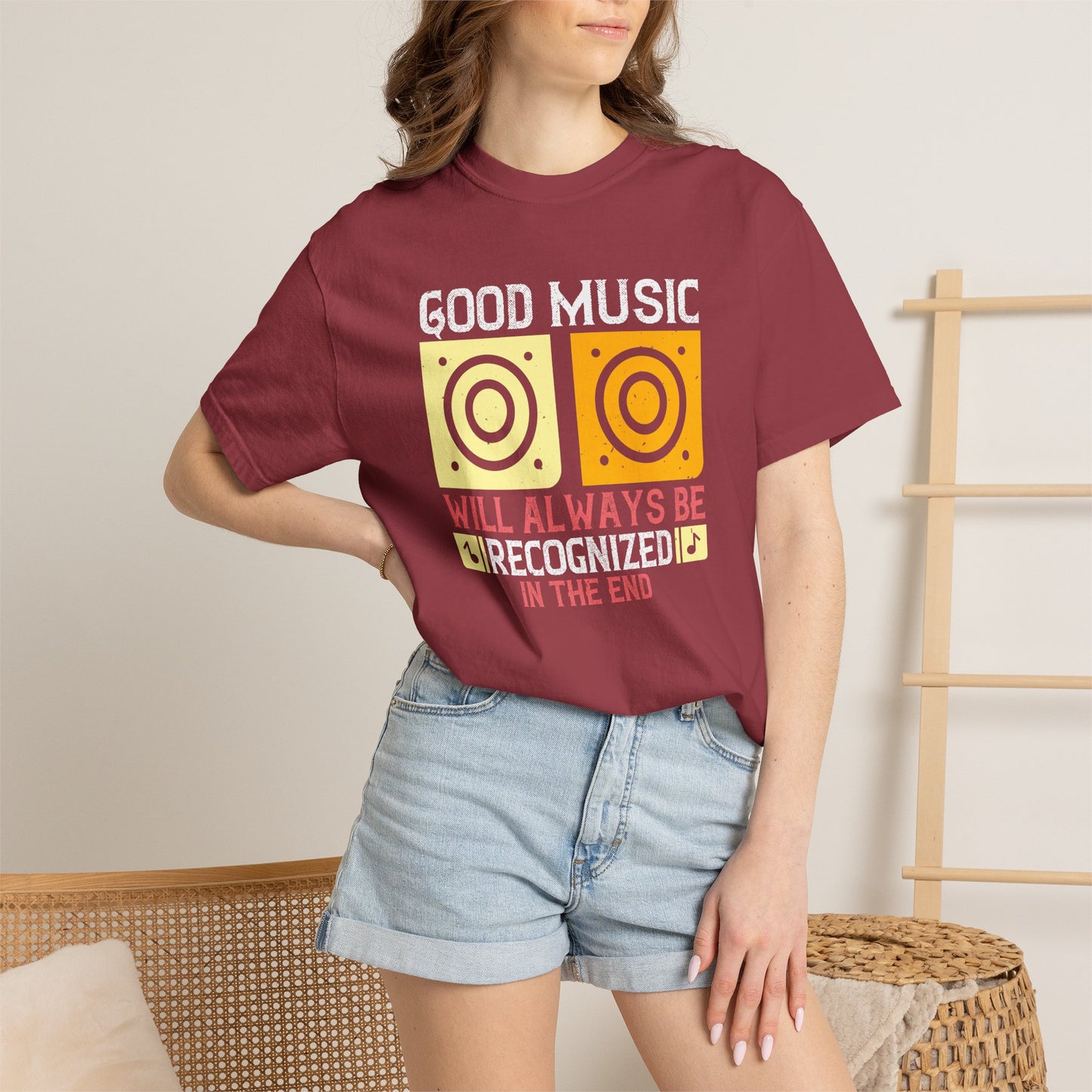 Music Graphic Design Unisex Cotton T-shirt m2