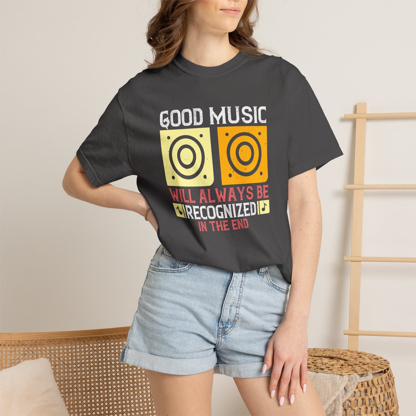 Music Graphic Design Unisex Cotton T-shirt m2