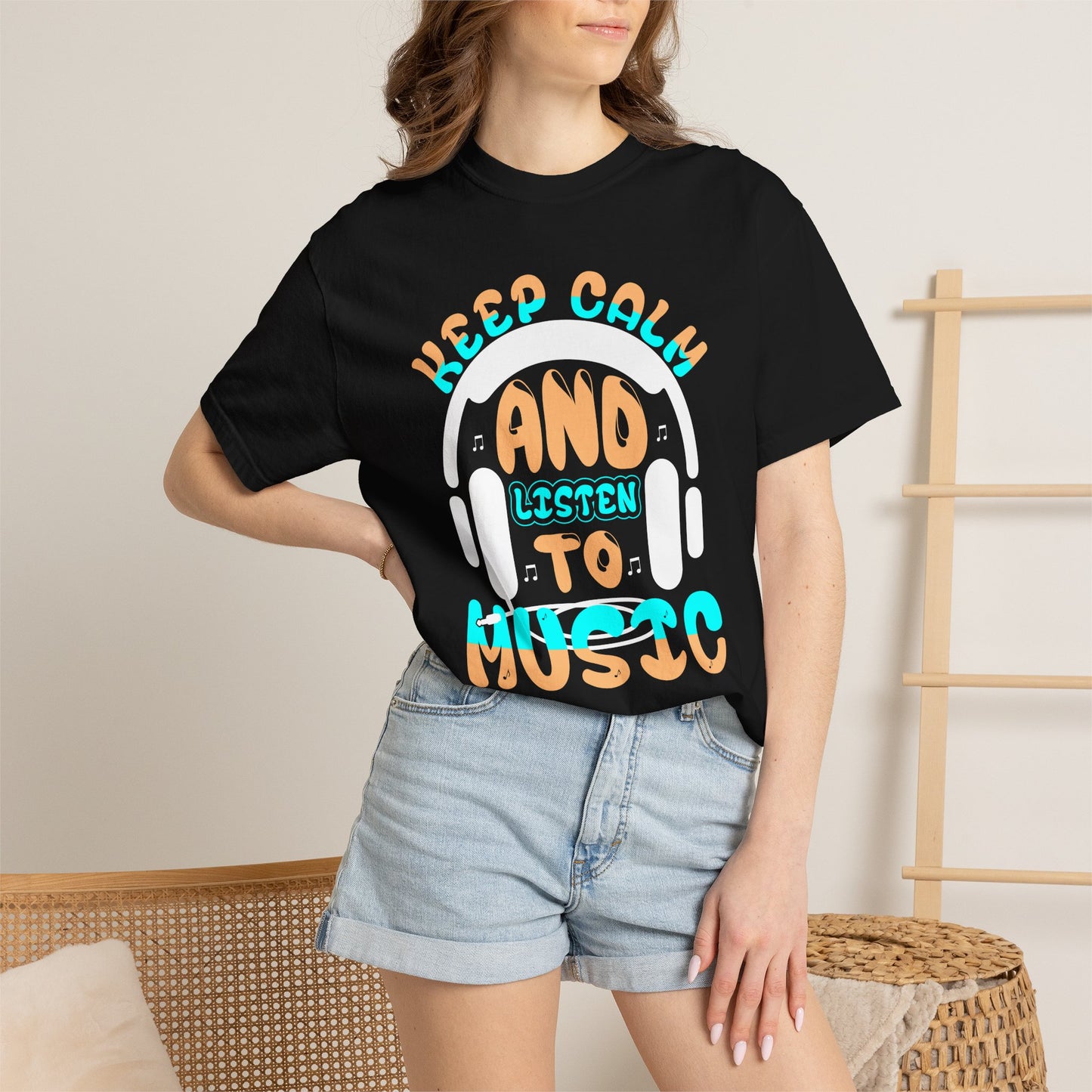 Music Graphic Design Unisex Cotton T-shirt 055