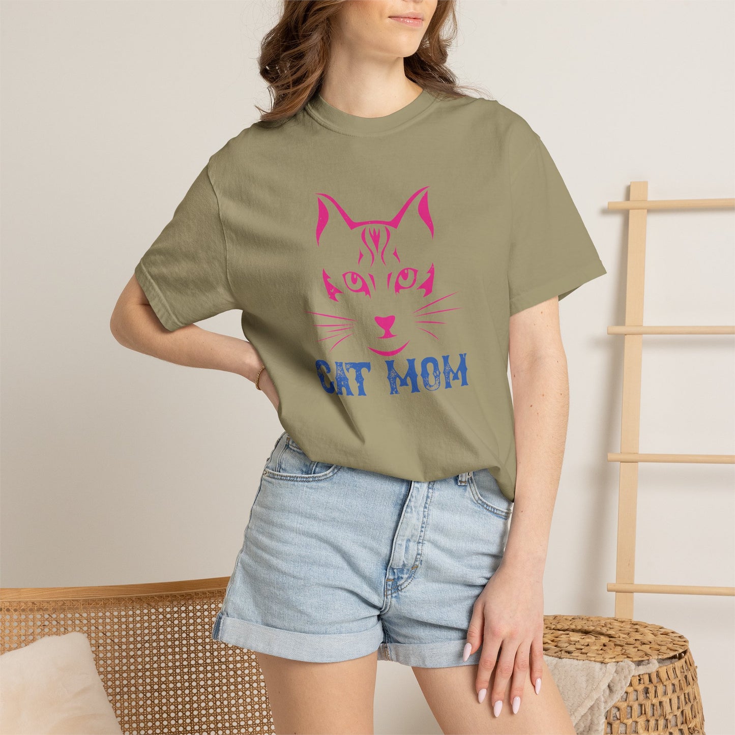 Mom T-shirt Mother Day Mama Tee Unisex Comfort Colors Garment-Dyed Cotton h66