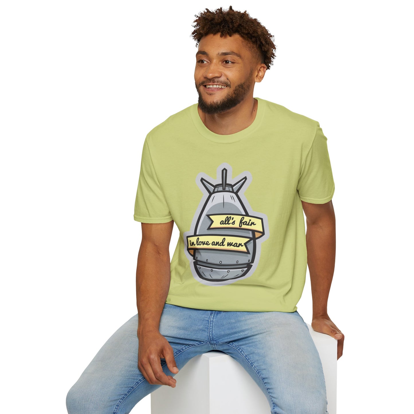 Cartoon T Shirt Animation T Shirt Funny Tee Shirt Unisex Gildan Softstyle 64000 100 Percent Cotton