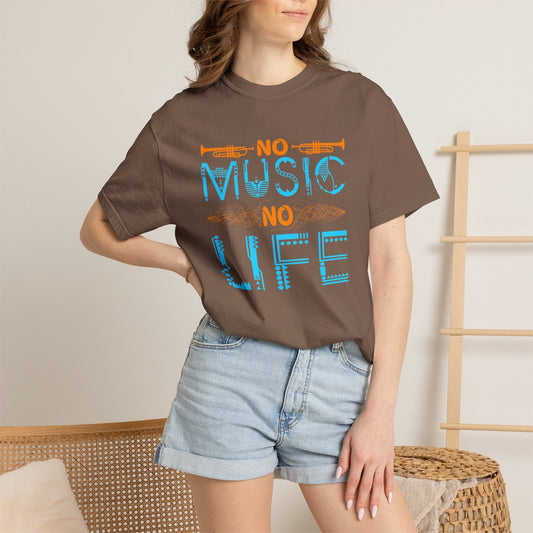 Music Graphic Design Unisex Cotton T-shirt  077