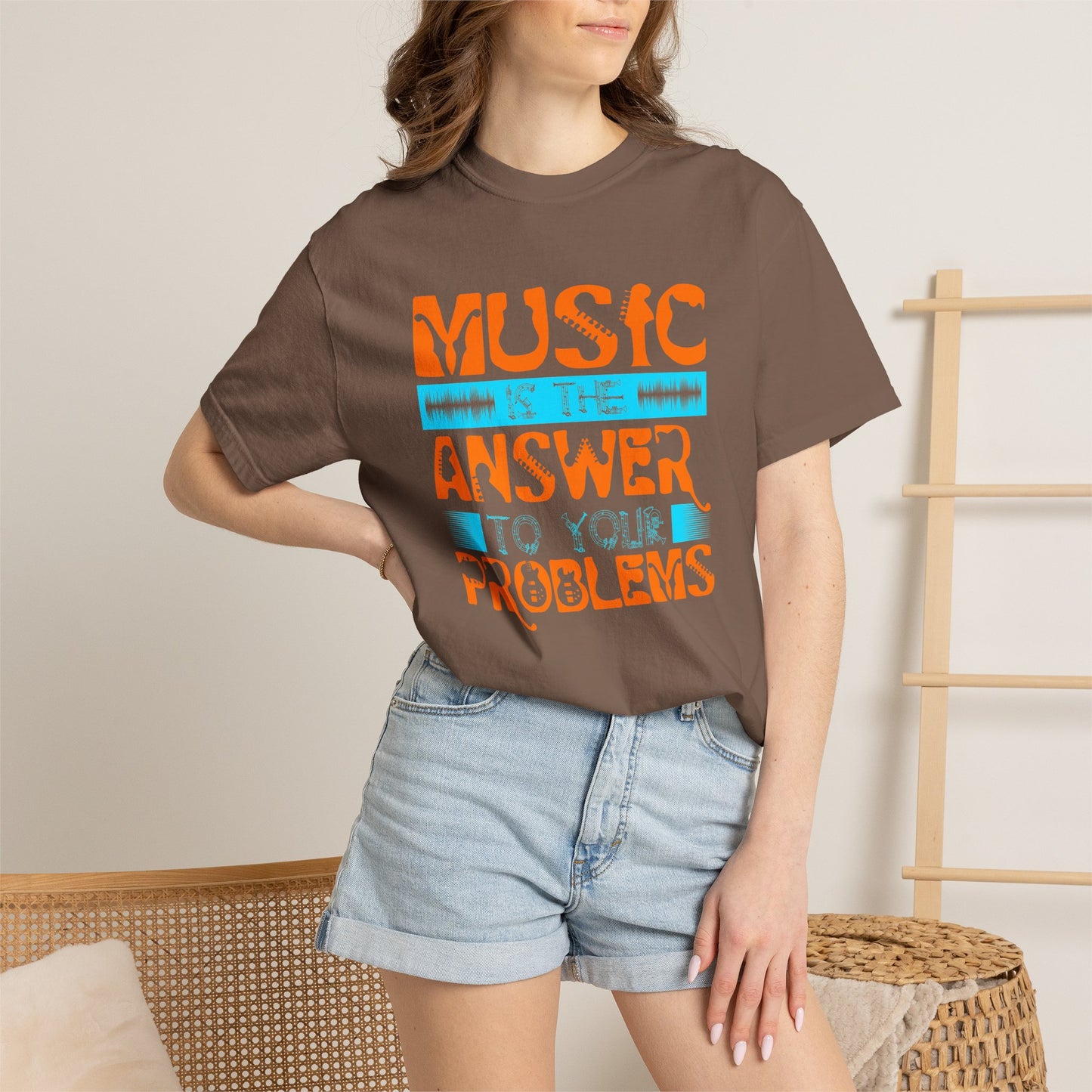 Music Graphic Design Unisex Cotton T-shirt 073
