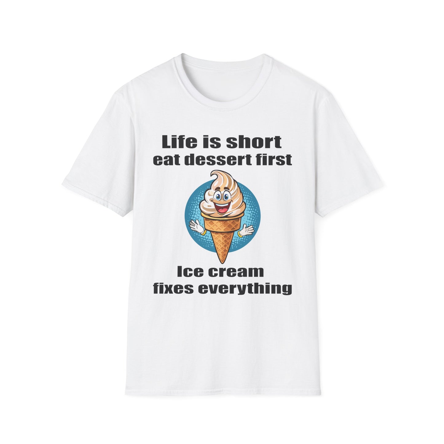 Food Tees, Funny Food T Shirts, Funny T Shirts, Shirt with Food, Junk Food Tees, Shirt with Ice Cream, Ice Cream T-Shirt