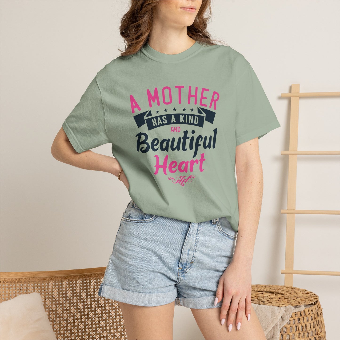 Mom T-shirt Mother Day Mama Tee Unisex Comfort Colors Garment-Dyed Cotton h49