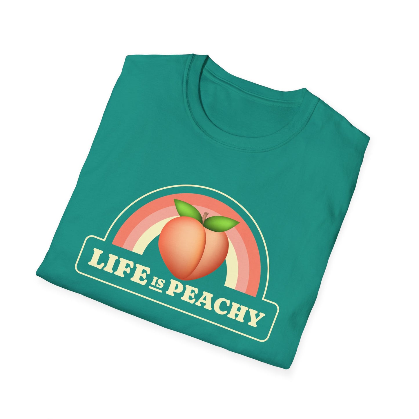 Food Tees, Funny Food T Shirts, Funny T Shirts, Shirt with Fruits, Shirt with Peach